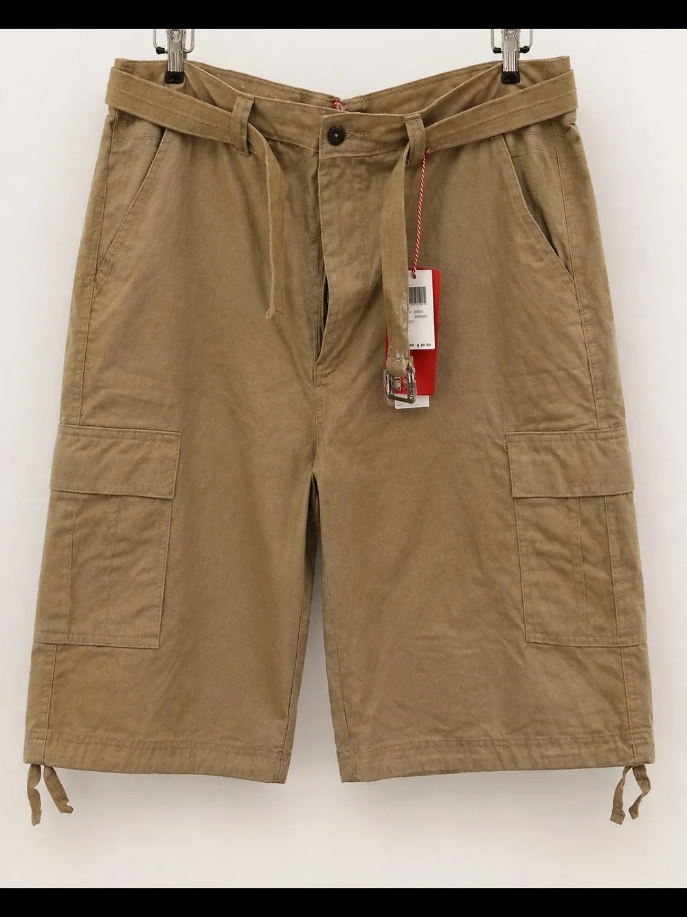 Men's Cargo Shorts in Tan — Relaxed Fit Utility